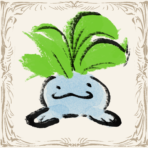 Kaoskiam's tweet image. Oddish line [redo] #pokemonfanart