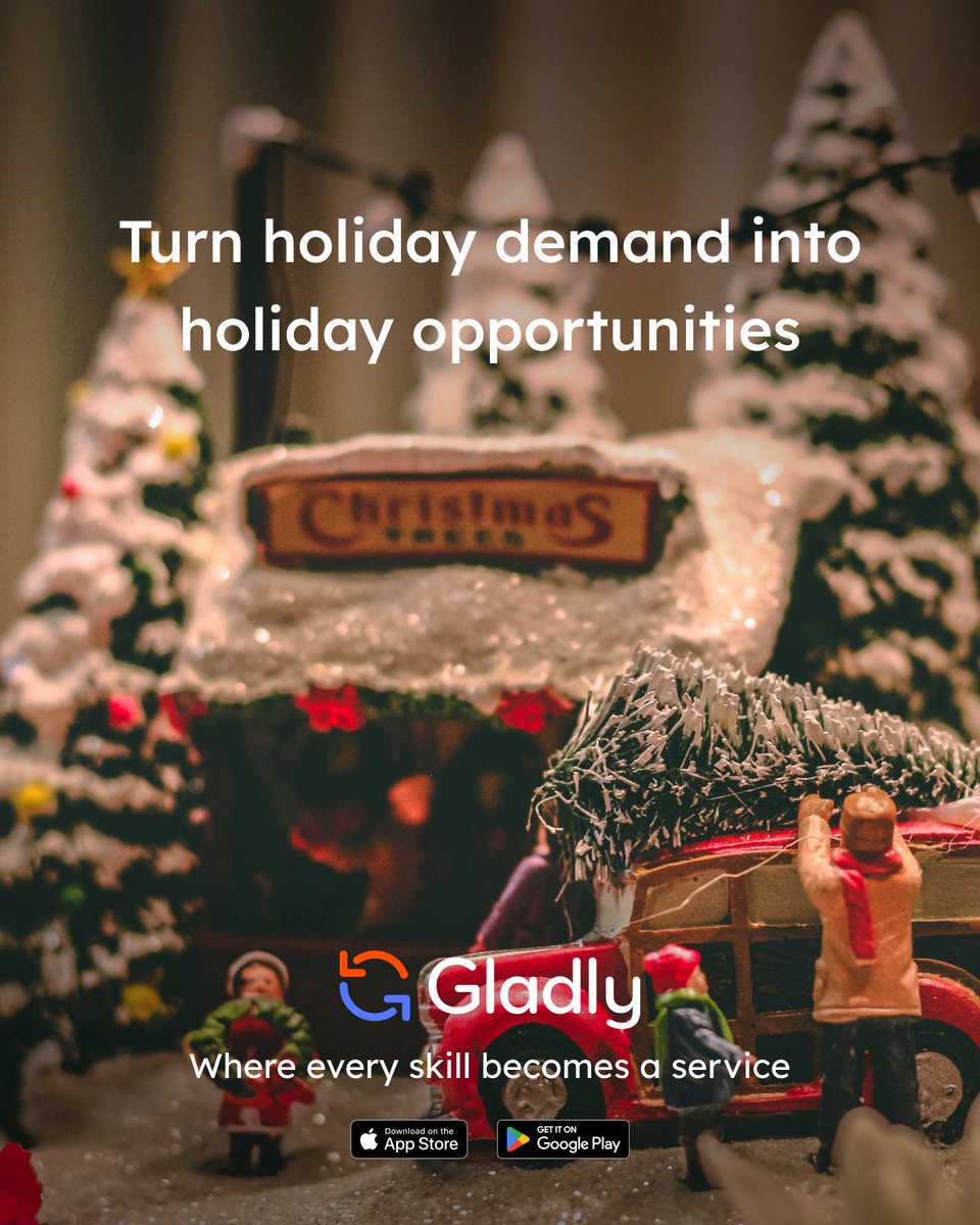 Whether you’re a gift-wrapping pro, a party planner, or a holiday tutor, your skills deserve the spotlight this season. With <a href="/Gladlyapp/">Gladly</a> , it’s never been easier to transform your seasonal talents into income—set up in minutes and start earning now. Wrap, earn, repeat!