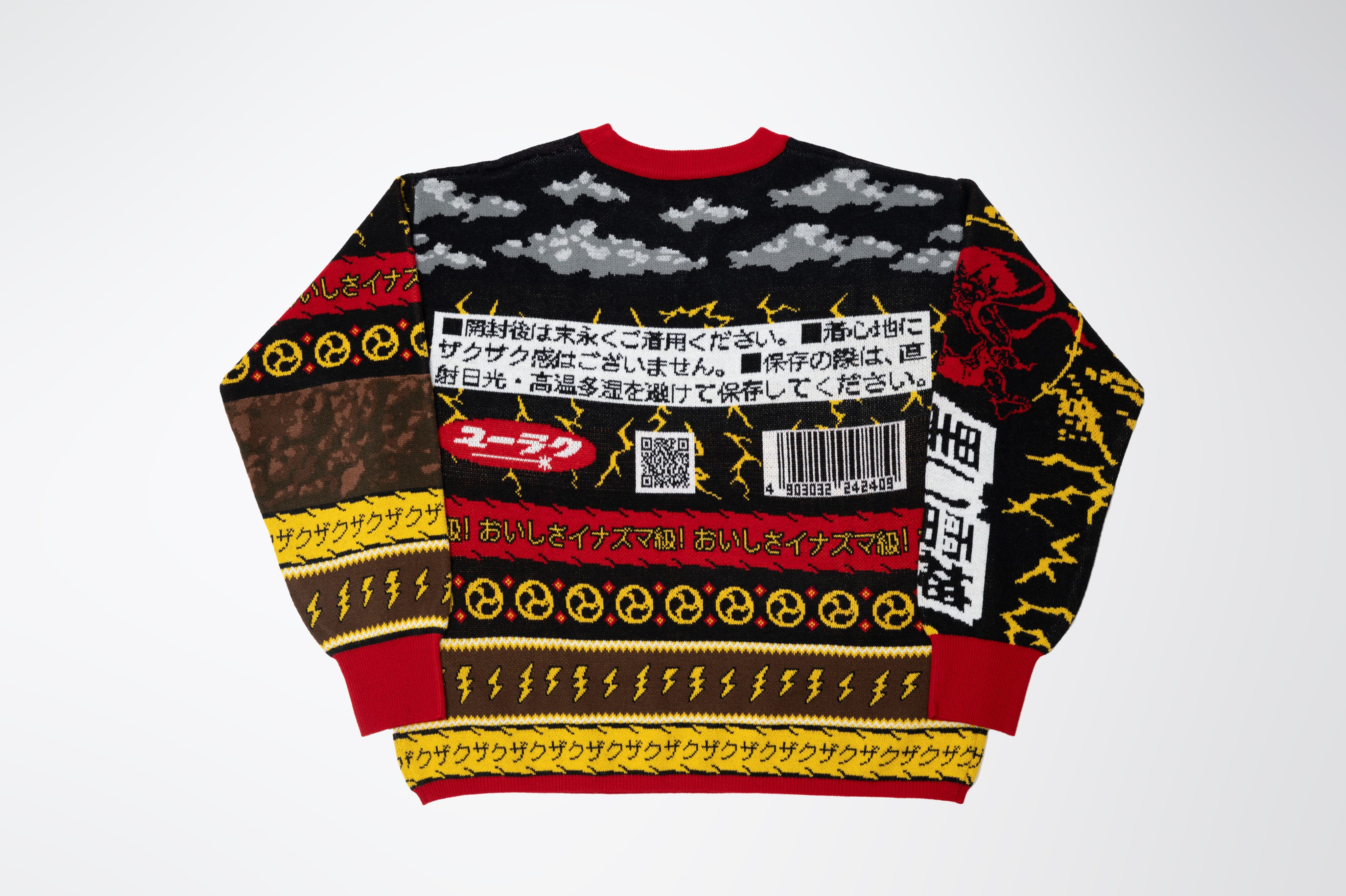 【超希少】【早い者勝ち】ブラックサンダー セーター 30周年記念品 ブラックサンダー」がダサセーターの日を前に“ブラックサンダー