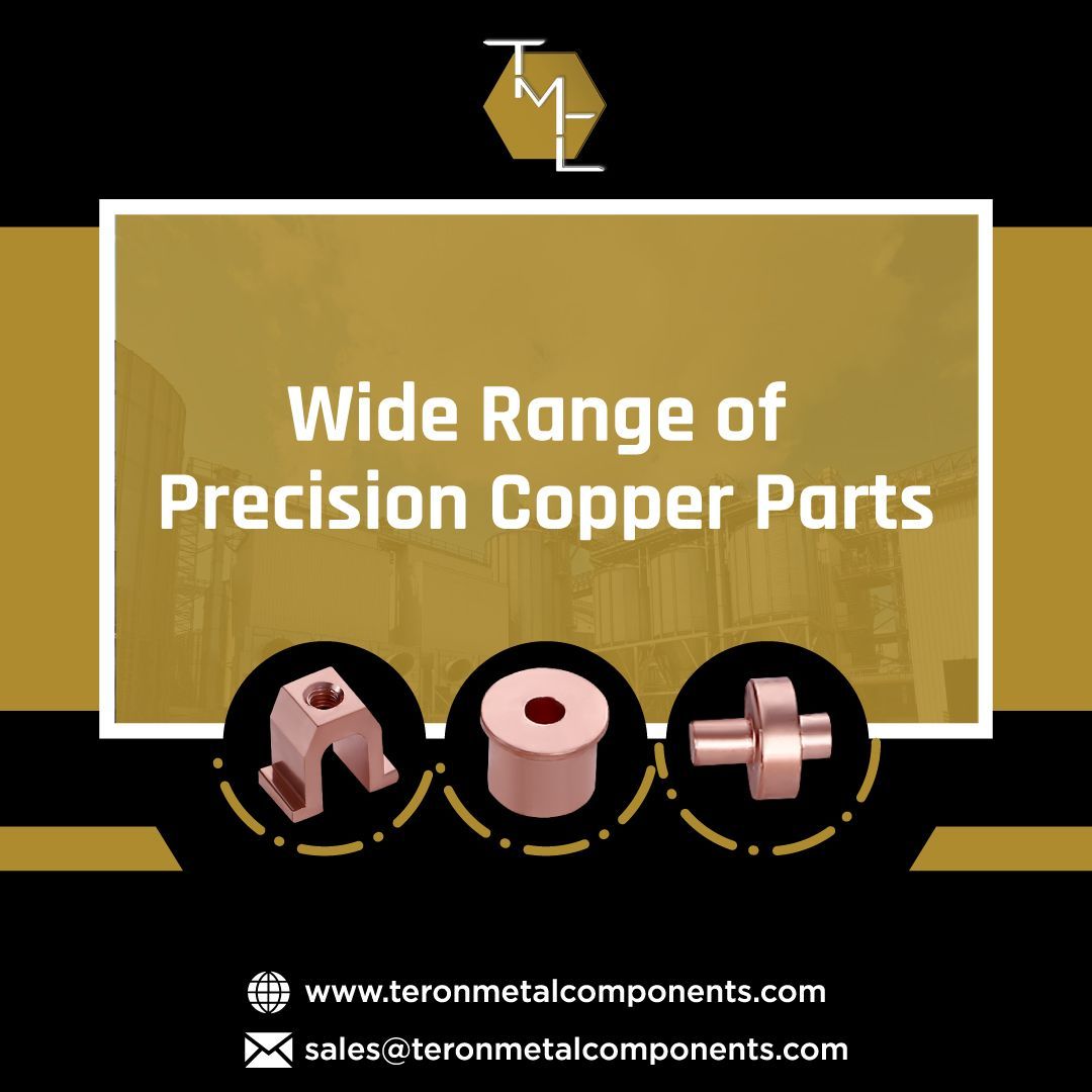 TeronMetal's tweet image. We manufacture a wide range of copper parts including spinning, fasteners, electrical components, and more. Get in touch today for your copper needs! 

buff.ly/3NtNi8w 

#CopperParts #CopperComponents #CopperFasteners #ElectricalComponents #Fasteners