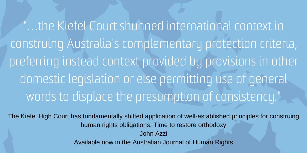 Australian Journal of Human Rights tweet media