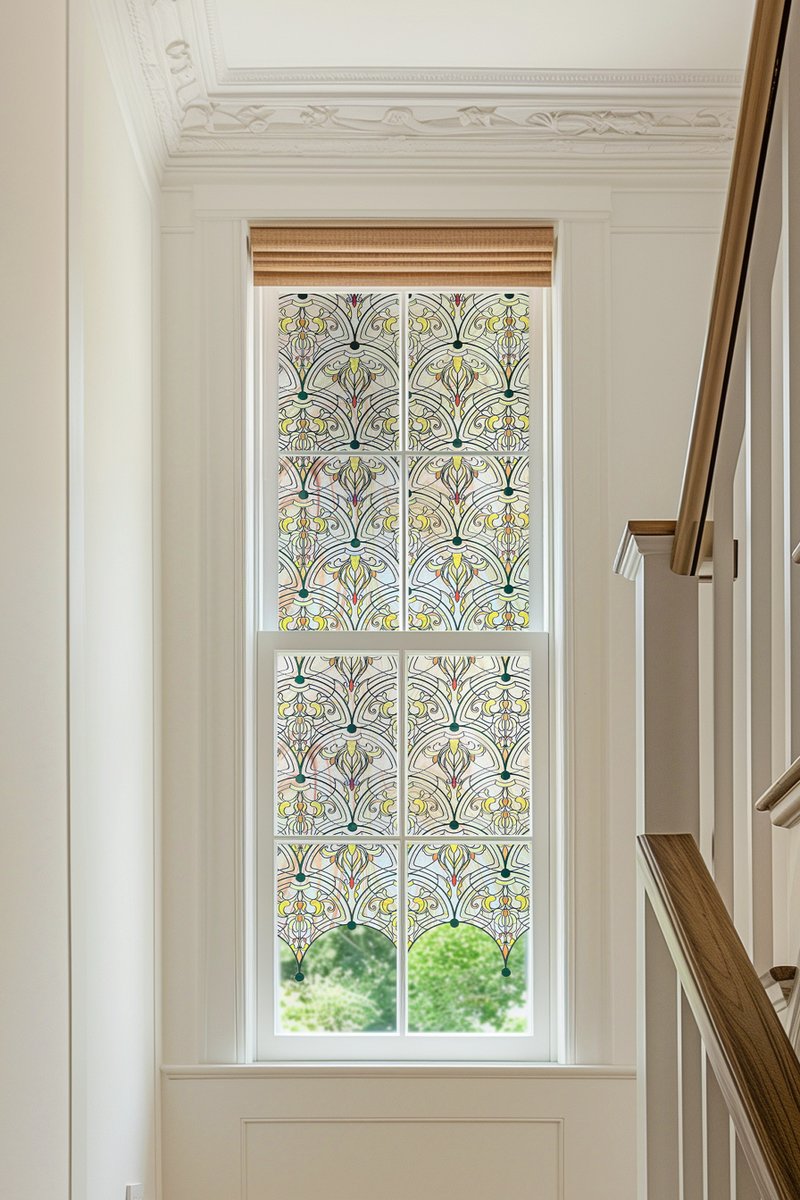 Fancyfix16015's tweet image. 🏠 Say goodbye to boring windows and hello to artistic beauty and functionality! 🎨#FancyFix #WindowFilm #PrivacyProtection #HomeDecor #StainedGlass #DIYDecor #EasyInstallation
