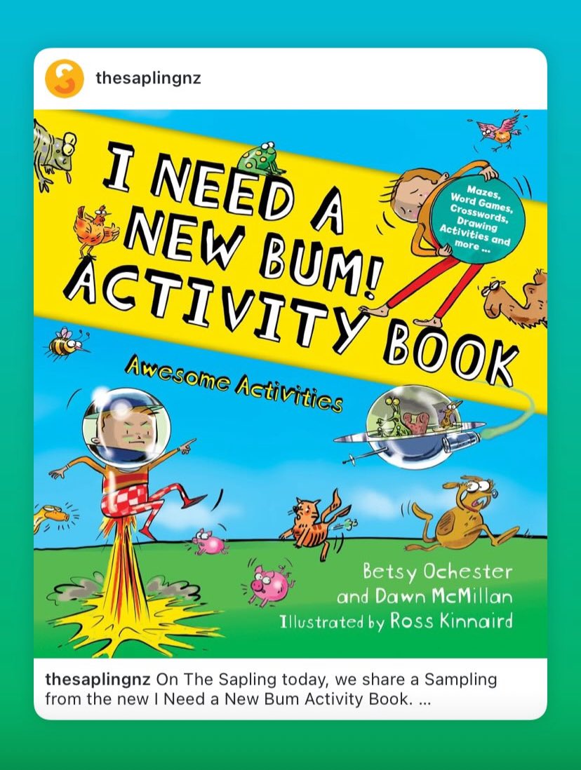 OratiaBooks's tweet photo. Sampling on The Sapling:
from Betsy Ochester, Dawn McMillan and Ross Kinnaird’s spinoff from the ever-popular I Need a New Bum books!
https://t.co/32Aa2XSgBC #ineedanewbum #oratiabooks #samplepages https://t.co/2dVsVBDoMV