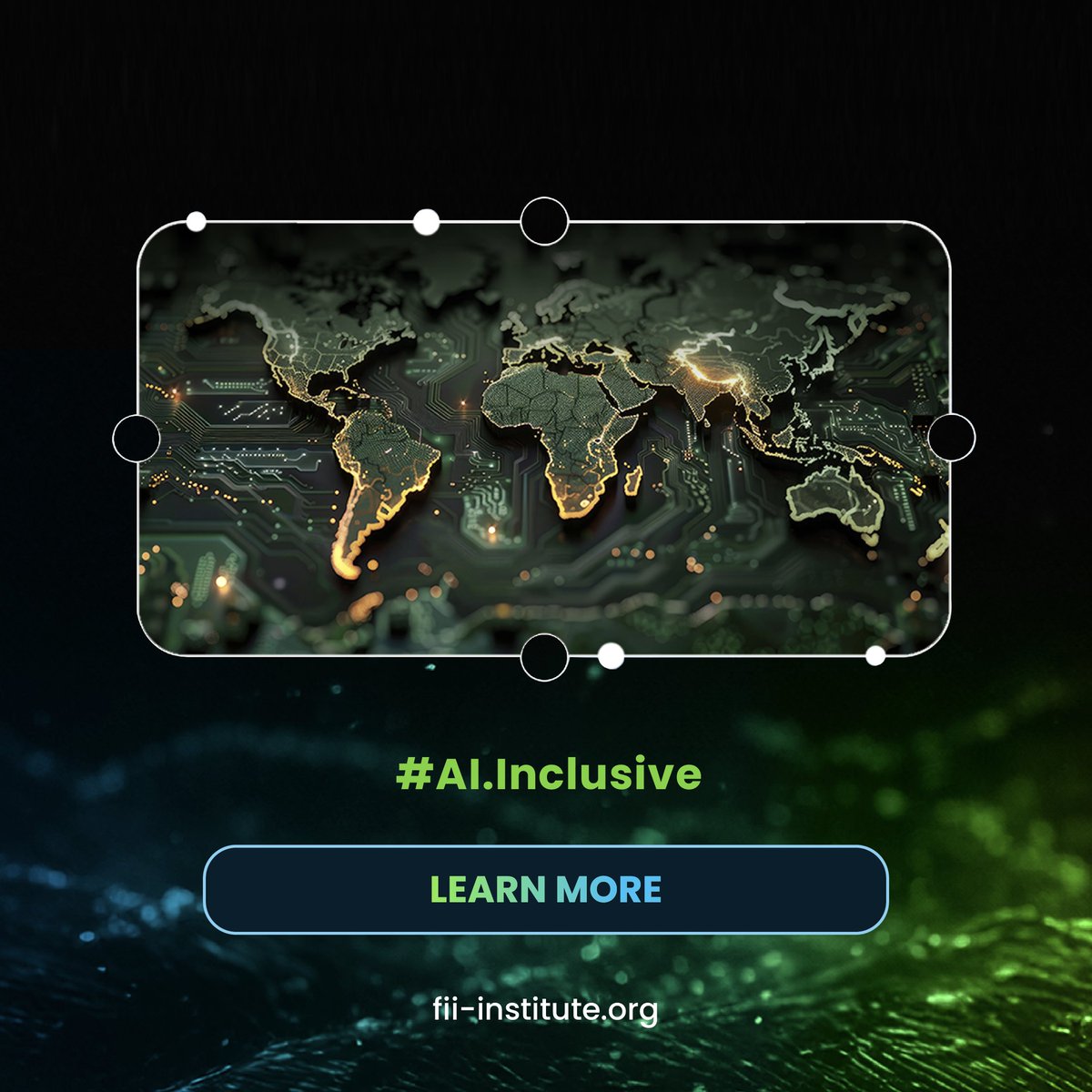 FII_Institute1's tweet photo. At #FII8, #AIinclusive is a global pledge to drive responsible #AI ecosystems in emerging markets, fostering startups & scaling impactful projects. With #investments, training, & policy support, we can unlock AI’s potential to create a more inclusive future.