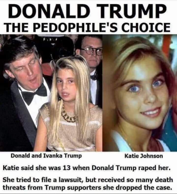 420SteveK's tweet photo. I was ordered to shoot at Donald Trump's fat head back in the 90's after he had the gall to threaten Katie Johnson with death. It was a private Epstein client golf party and I popped about 5 or 6 pedophiles on Trump's side of the stands that day. https://t.co/NOcZWSIXMu