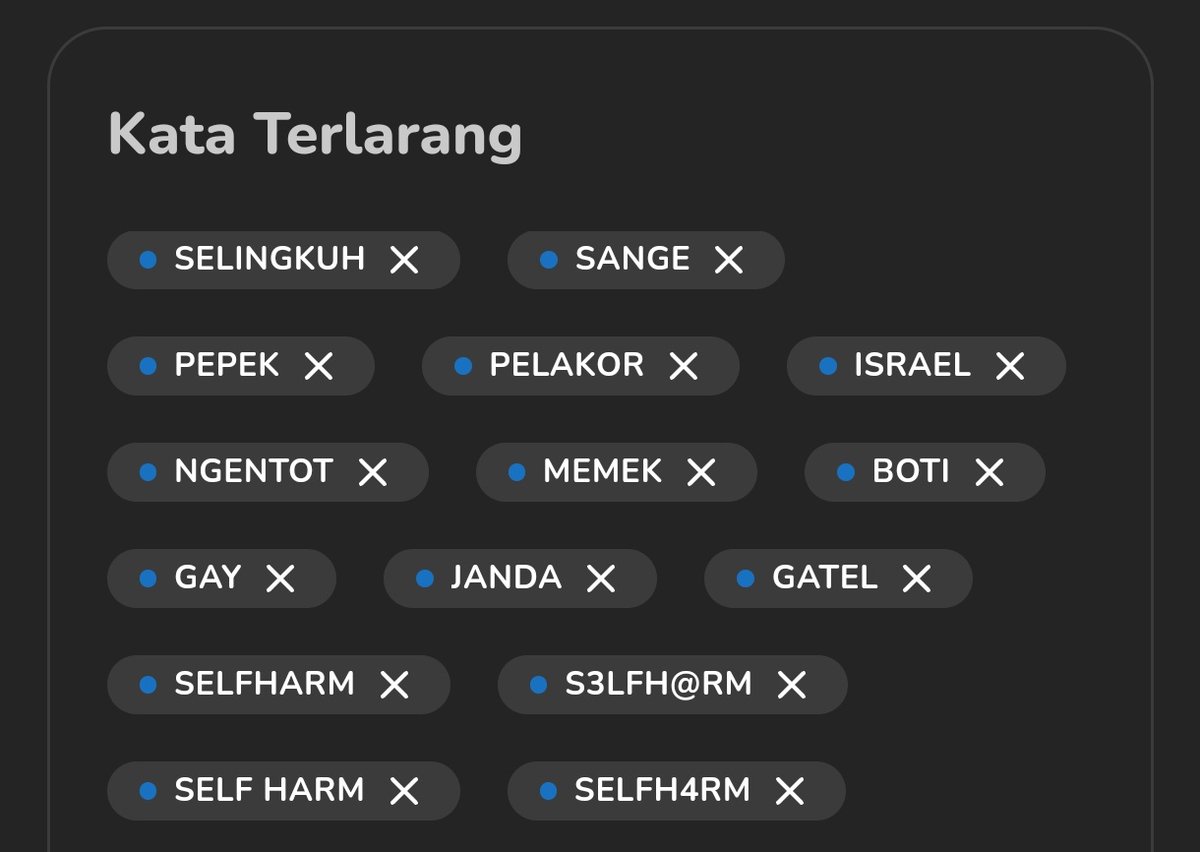 zyunjae's tweet photo. KATA TERLARANG 

Berdasarkan peraturan dari X, dan mengurangi spam : https://t.co/LBo7JBSC89 https://t.co/5aVRQzczk1