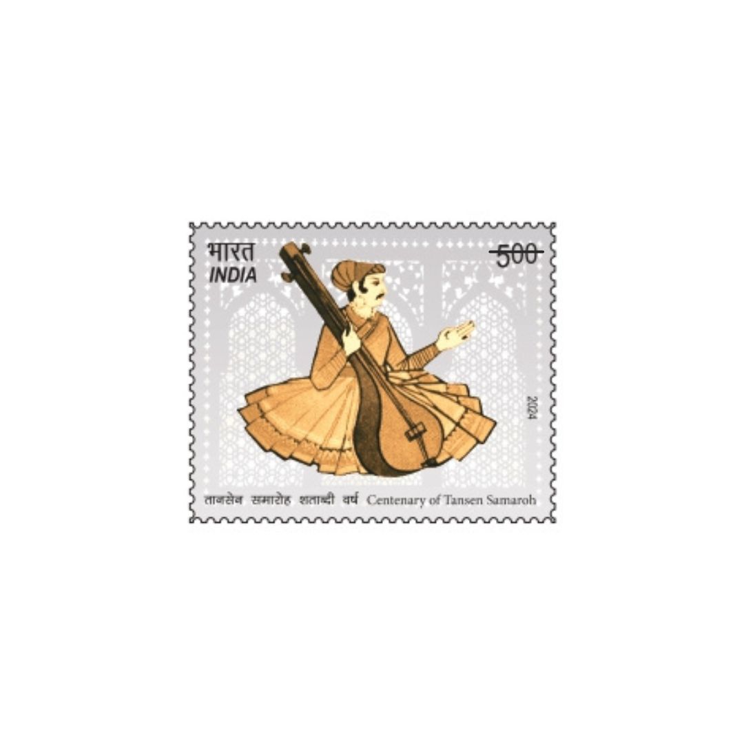 IndiaPostOffice's tweet image. India Post honors the timeless legacy of the legendary musician Tansen with the release of a special commemorative postage stamp on the occasion of the ‘Tansen Samaroh Centenary Year. 

#StampRelease #Tansen #IndiaPost