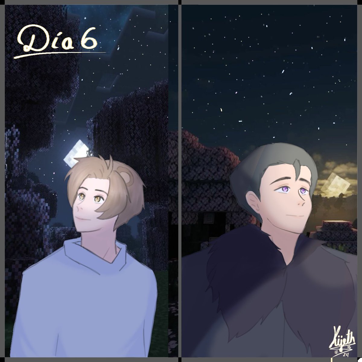 Kijeth1's tweet photo. °•《Día 6》•°

■▪︎[Promesa Inquebrantable]▪︎■

○ –> ☆ "Cuándo mires las estrellas, piensa en mí." ☆
● –> "Siempre lo hago."

°• 《☆》 •°
#rubegetta #RubegettaWeek #rubegettaweek2024 #rubegettaweek2024_día6 https://t.co/wJYqvs6E1P