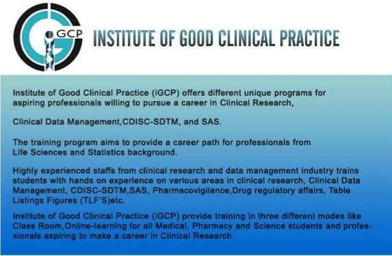 igcpclinical's tweet photo. Hi ALL,
IGCP offers Training for CLINICAL SAS TRAINING. 
Syllabus designed as per the exact requirement of the Industry
With Real time Assignments Picked form the Industry.
#CR Training,#ClinicalDatabaseKnowledge,#CDISCStandards,#BaseANDadvanceSAS,#SDTM,#ADAM,#TLF
 9030070095 https://t.co/pkiLBLISR7