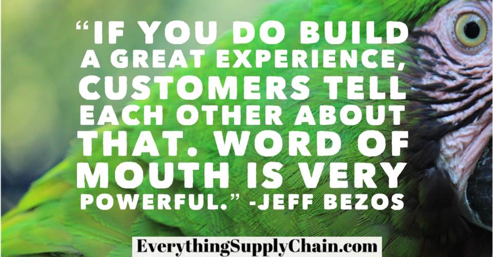 SupplyChainBlog's tweet photo. Great quote by the founder of Amazon, Jeff Bezos.   #AmazonCEOquotes #JeffBezosquotes https://t.co/nruZUouGPZ