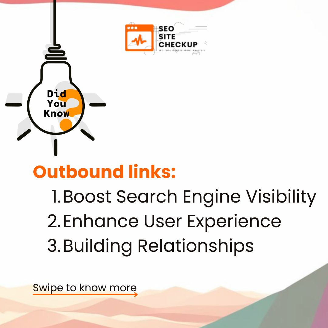 Seositecheckup's tweet photo. Outbound links are an essential part of a strong SEO strategy. By thoughtfully connecting your content to credible sources, you create a richer experience for your audience and signal credibility to search engines.

Read More - https://t.co/tk8cK9Nlp5 

#SEOtips #OutboundLinks https://t.co/YseoZXCWdn