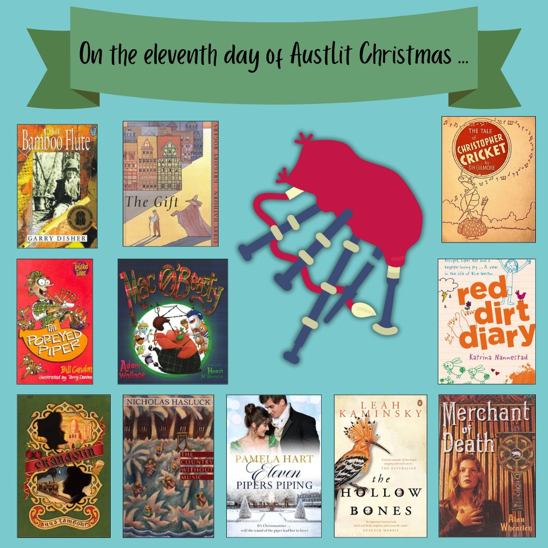On the eleventh day of AustLit Christmas, the database gave to me ...
... eleven pipers piping (ten lords a-leaping, nine ladies dancing, eight maids a-milking, seven swans a-swimming, six geese a-laying, five gold rings ...)