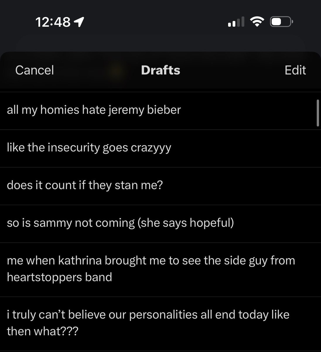 wallowsgarden's tweet image. draft dump u know the drill #tagurself