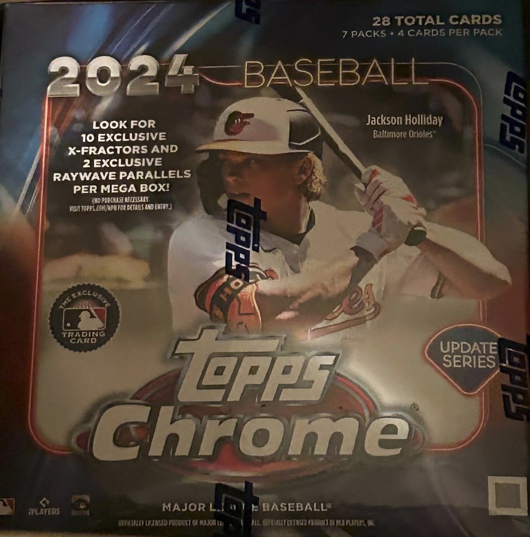Card Purchaser (@cardpurchaser) on Twitter photo Do you want to rip a free 2024 Topps Chrome Update Mega Box? Three steps
Follow <a href="/CardPurchaser/">Card Purchaser</a>
Repost this post
Reply with your favorite baseball player
Winner will be drawn 12/18 at 9pm central! US shipping please! Scroll my feed daily. Do you want to rip a free 2024 Topps Chrome Update Mega Box? Three steps
Follow <a href="/CardPurchaser/">Card Purchaser</a>
Repost this post
Reply with your favorite baseball player
Winner will be drawn 12/18 at 9pm central! US shipping please! Scroll my feed daily.