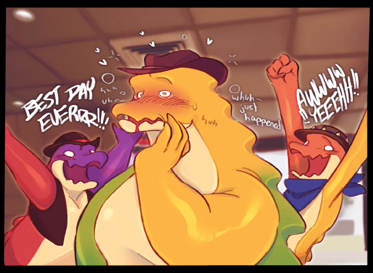 Redrew the scene with Pomni &amp; Gummigoo but with a TWIST 💛!!

Because I’m delusional.

 #TADC #TheAmazingDigitalCircus