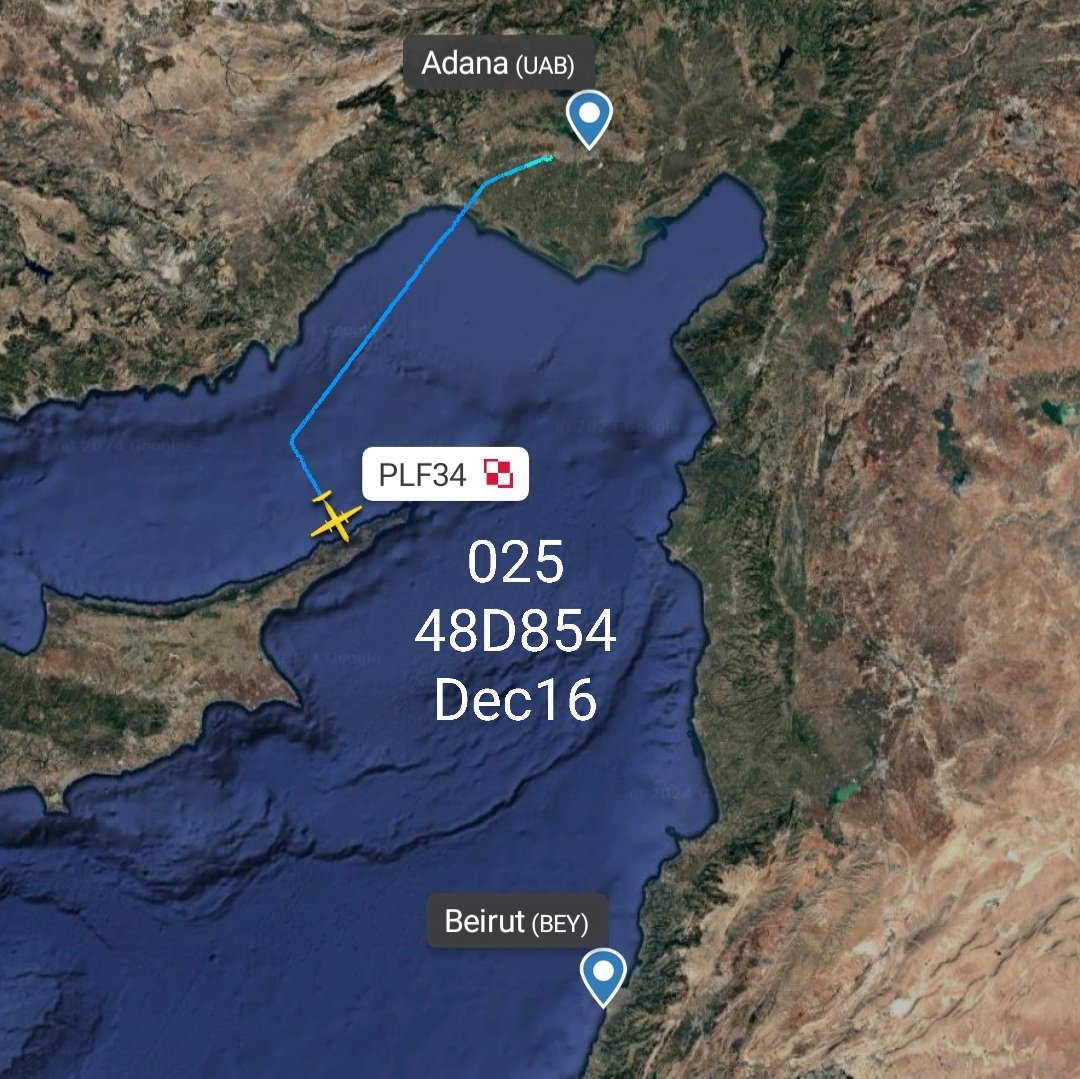 LebanonJets's tweet photo. Military: #Poland AirForce CASA C295 #025 serial S-091 hex #48D854 as #PLF34 yesterday left #Krakow to #Varna then #Incirlik Air Base overnight, flew into #Beirut this morning then back to Krakow as nearly 300 Polish troops are in #Lebanon for #UNIFIL https://t.co/owHfGHtX5V https://t.co/t8bYbSSbuk