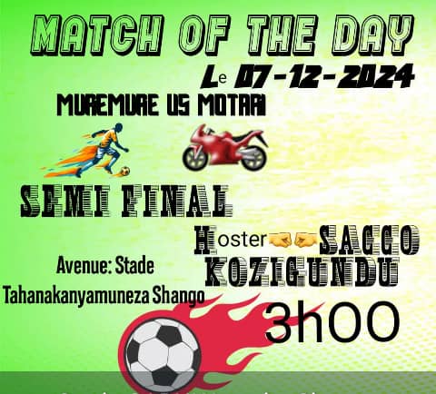Mutaluc's tweet photo. Le meilleur a gagné! Congs to the Motorcyclists Team for winning the #SACCOKOZIGUNDU #FOOTBALLTOURNAMENT24! It was super amazing to see #NdubaYouth opening their accounts massively to participate to the tournament. @Nduba_Sector @Gasabo_District https://t.co/Q4yjg1pt2x