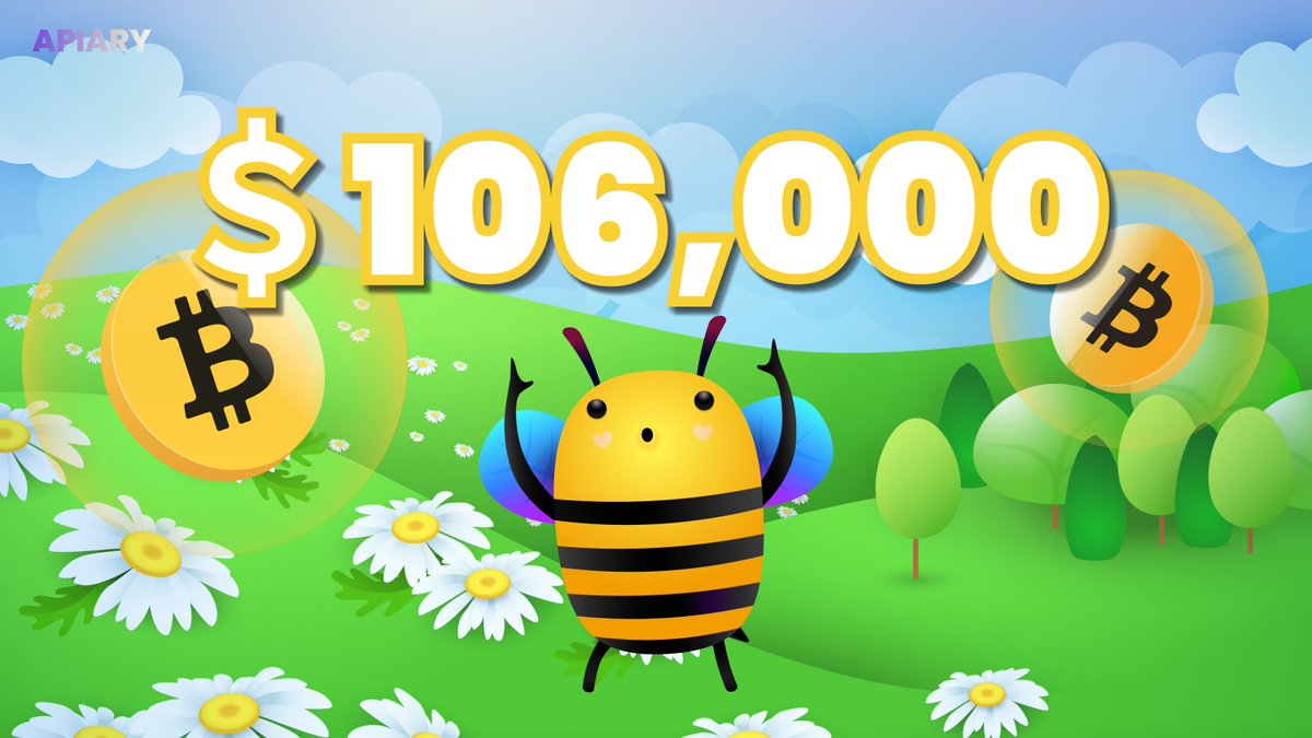 SyrupalOfficial's tweet photo. #BITCOIN JUST DID THE HIGEST DAILY CLOSE IN HISTORY.  

Will $BTC 📈Bullish or 📉Bearish

Tell me in Apiary🐝 👇
https://t.co/WLyIVFfygt

#BTC #Bullish #Bearish #Syrupal #Apiary #TONBLOCKCHAIN #TON #Tonminiapp https://t.co/EC6aELFKLD