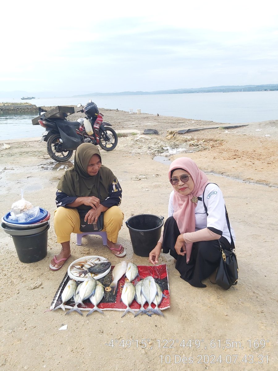 AsrianiBone's tweet photo. Selasa (10 /12/2024), Asriani Luhkan Kab Muna, Pendataan Produksi hasil tangkapan pancing dan pukat pada KUB Empang Jaya ikan putih 4 kg  Harga Rp. 200.000.
#GiatLuhkanSatminkalMaros
#MunaLuhLapor
#BPPSDMKP
#BRPBAPPP_MAROS
#PUSLATLUHKP https://t.co/hWMfYxXTO5