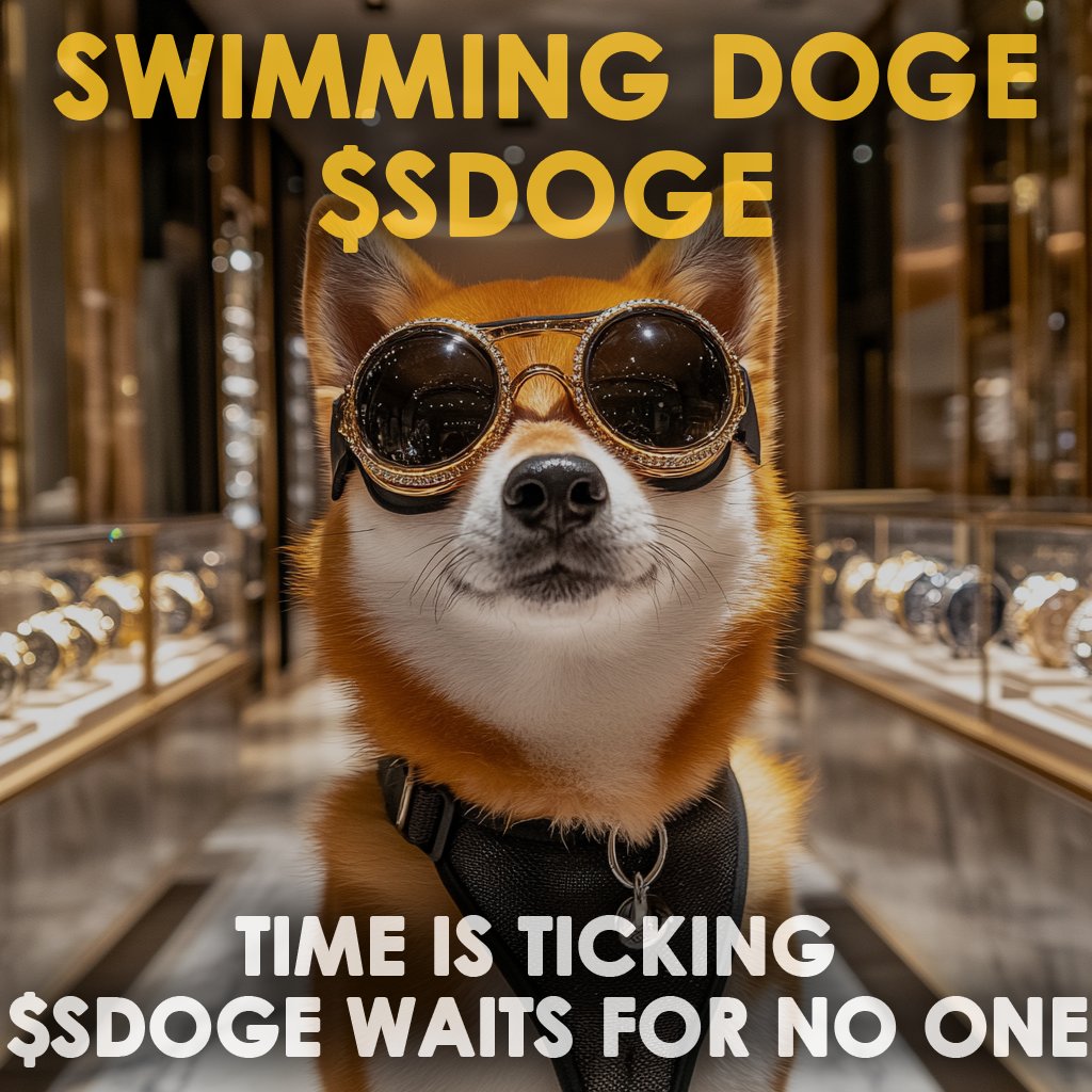 SwimmingDogeSol's tweet photo. Your journey to success starts with one choice: $SDOGE. Make it count. 🏁📈 #Crypto #CarCulture #Solana #PumpFun https://t.co/sKEFuDymTd
