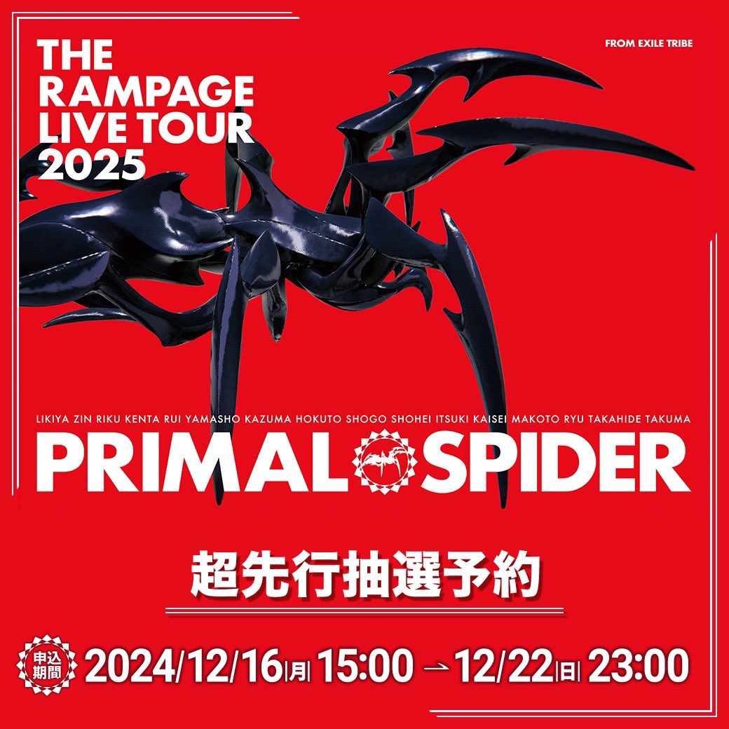 THE RAMPAGE LIVE TOUR 2025 