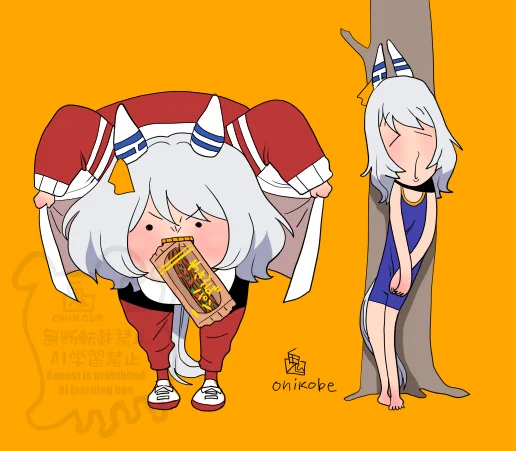 状況に応じて体を大きくしたり細くしたりするミラ子 