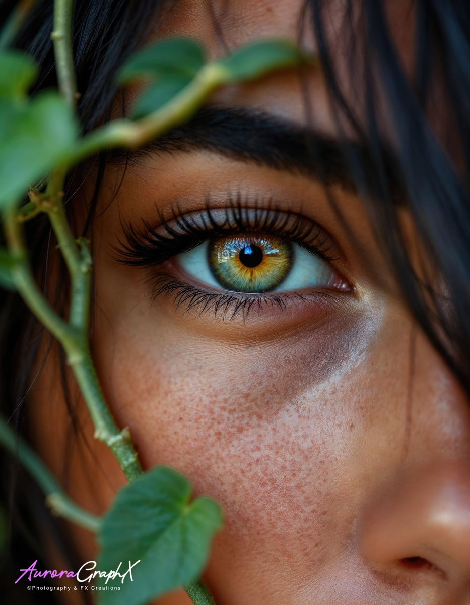 auroragraphx's tweet photo. 📸 Naturel eye reflection
#portrait #polynesianwoman #blackhair #intensegaze #greeneyes #vines #nature #artisticphotography #beachreflection #details #visualart #softlighting #naturalvibes #etherealbeauty #intimateportrait #flowersandvines #frenchart #exoticbeauty #photography https://t.co/jayKtP5tJ9