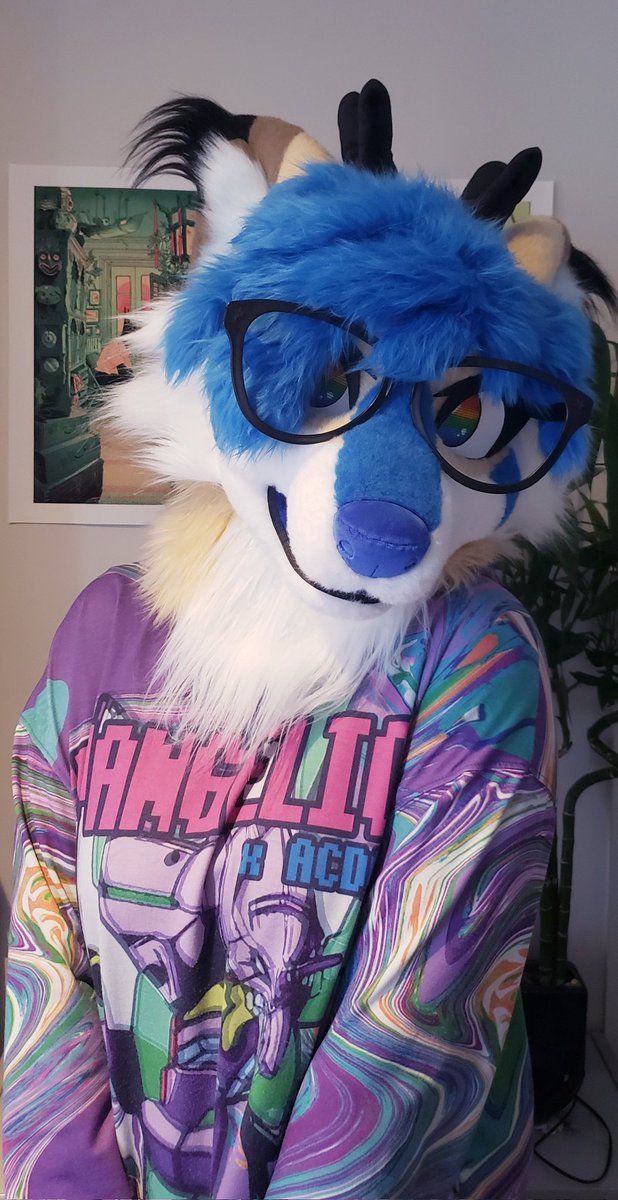 Azeria is home and clean after her first convention. She also now has a way to keep her glasses on!