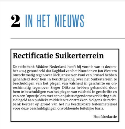 Goedemorgen.