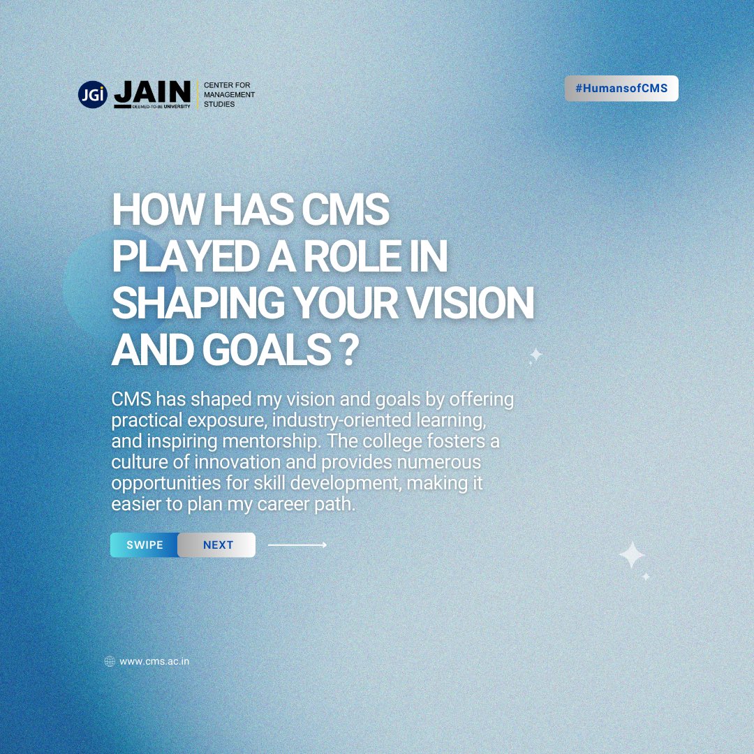 Center for Management Studies (@CMS_JAIN) / Posts / X