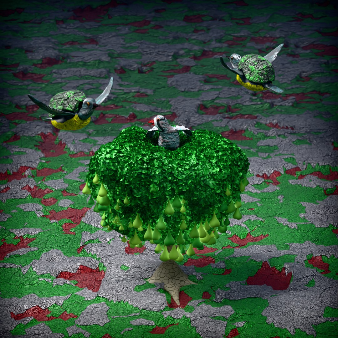 leafy_5's tweet photo. Day 1180- [2/12] Turtledoves, Two of 'Em!

And that Partridge is still in the pear tree!

🧩 Blender 4.3
🧩 Cycles

#everydays #blender #blender3d #cyclesrender #b3d #3dillustration #3dgraphics #3danimation #loopinganimation #geometrynodes #partridgeinapeartree #partridge #peartree #12daysofchristmas #turtledove