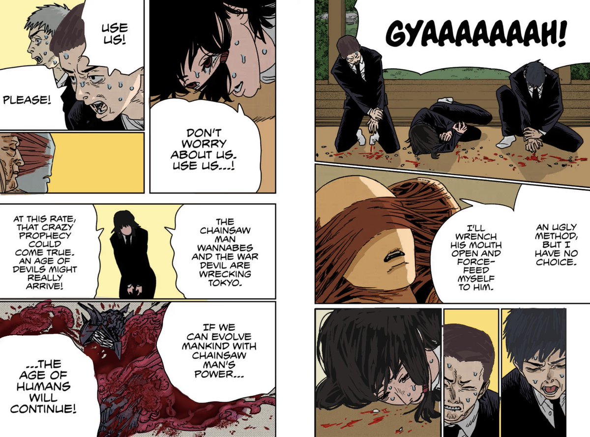 beggz08's tweet photo. Chainsaw Man, Chapter 186

Full chapter, colored by me.

#csm186 #chainsawman https://t.co/jEMeYIdIkt