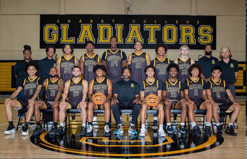 Gladiator Basketball (@chabotbasketbal) on Twitter photo This past Friday Your Gladiators fought but lose to the defending state champion West Valley College Vikings 70-58 and move to 7-3.
Your Gladiators were led by:
Zion Yeargin 24pts 4rebs 4asts
Amani Johnson 9pts 8rebs
Marcellus Edwards 7pts 2rebs 2asts
<a href="/schwab_matt/">Matt Schwab</a> This past Friday Your Gladiators fought but lose to the defending state champion West Valley College Vikings 70-58 and move to 7-3.
Your Gladiators were led by:
Zion Yeargin 24pts 4rebs 4asts
Amani Johnson 9pts 8rebs
Marcellus Edwards 7pts 2rebs 2asts
<a href="/schwab_matt/">Matt Schwab</a>