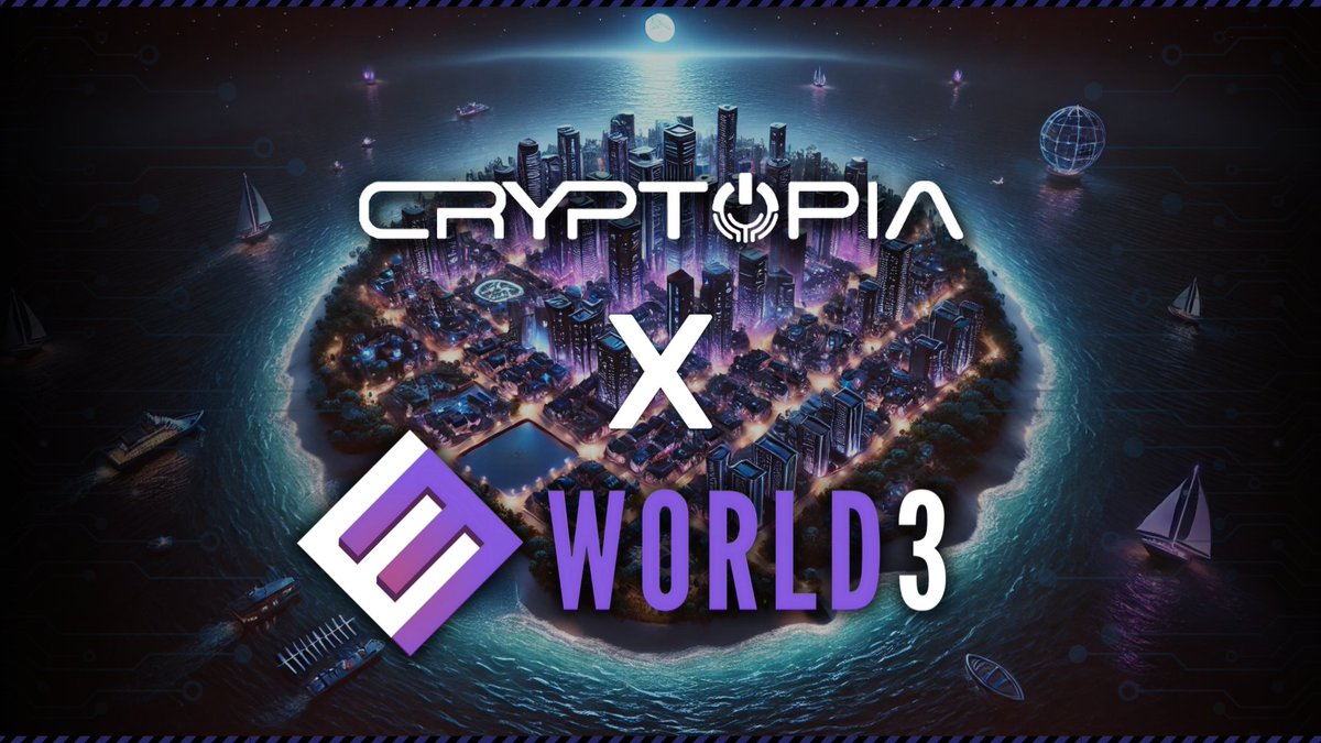 We’re excited to announce a strategic collaboration between Cryptopia and WORLD3, a next-gen AI-powered autonomous world. This partnership brings together blockchain gaming innovation and cutting-edge AI technology to explore new ways of enhancing player-driven experiences.