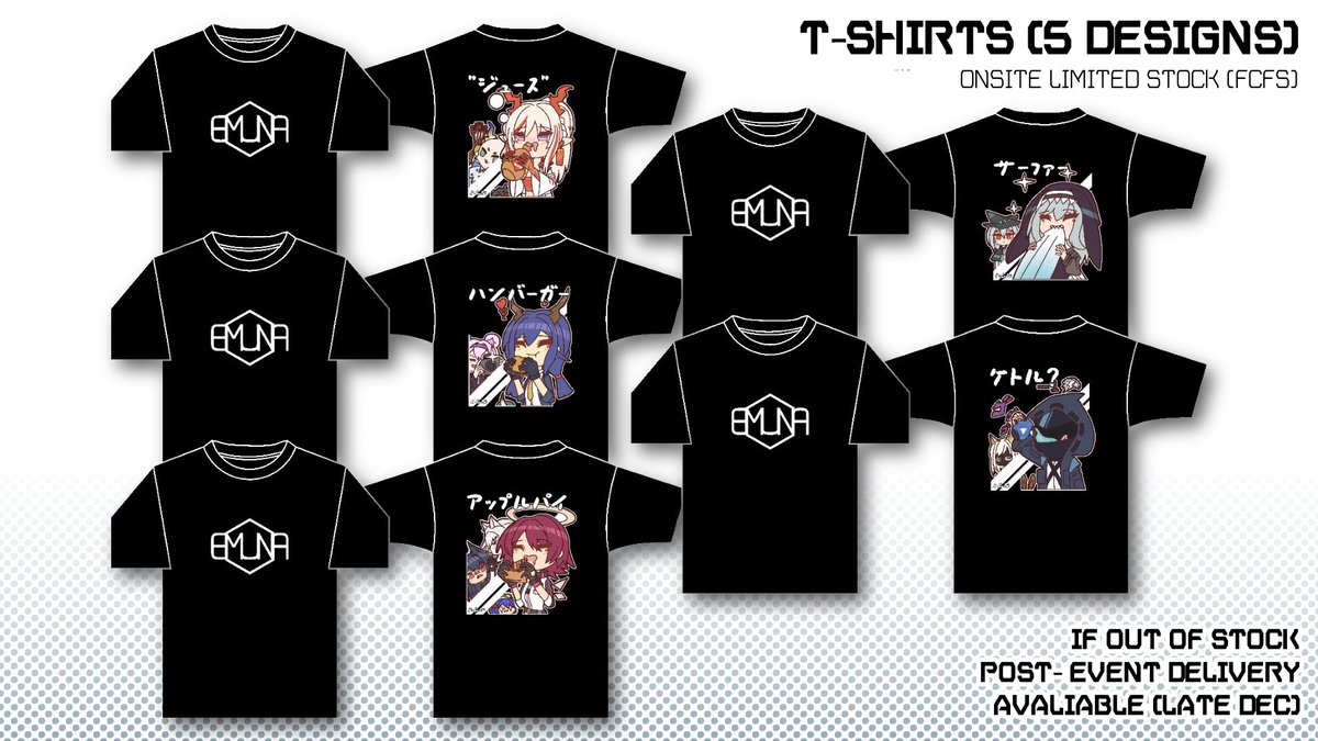Food themed T-shirts too  #EOYSG 
Limited stock onsite (get yours before it’s gone forever😱)

Jk jk~ Form for post-EOY delivery will be available 🫶
