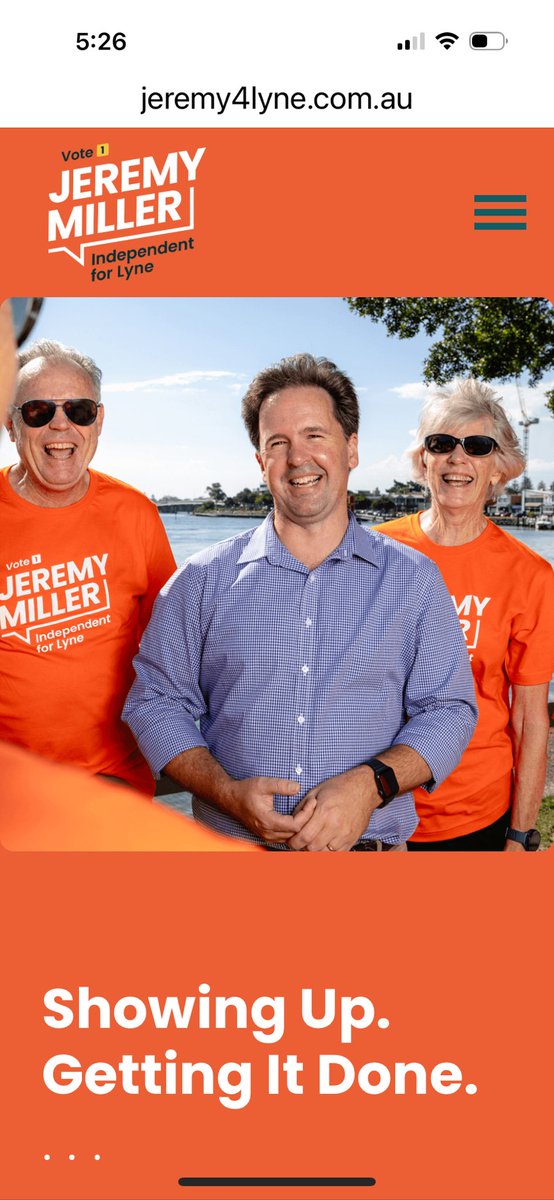 Jeremy Miller announces as the community supported independent for Lyne in NSW. #auspol #LyneVotes jeremy4lyne.com.au/about