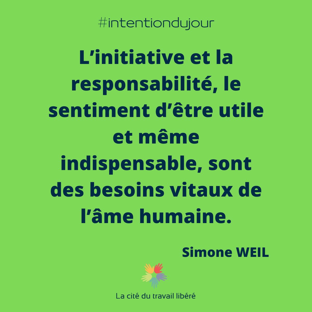 Chaque matin, à travers votre #intentiondujour, projetez-vous dans cette journée avec votre cœur, vers ce qui vous anime &amp; vous met en joie🚀
A la source de toute action, de toute décision, se trouve une intention. ➕ votre intention est claire, ➕ votre action aura de l’impact✨