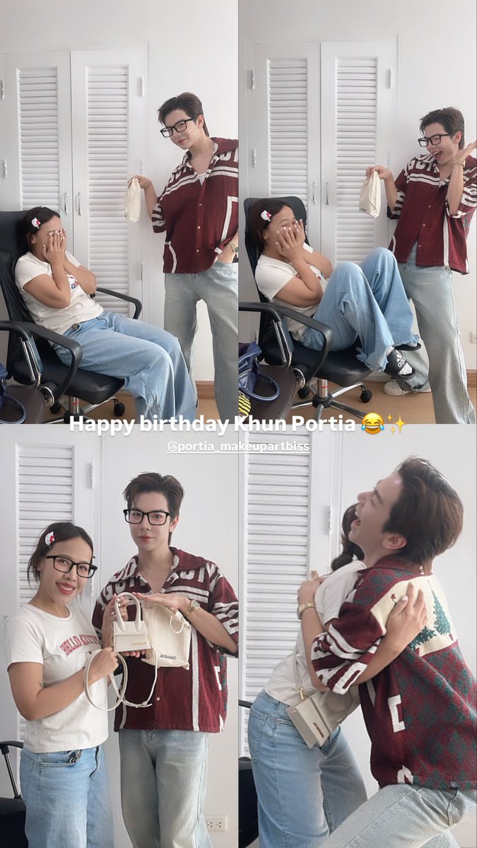 blb_officialph's tweet photo. — 16122024 #BABEUpdate2024
📸 @.babe.in IG Story :
Happy Birthday Khun Portia😂✨ @.portia_makeupartbiss
#babiibabe https://t.co/Cs8sbnlGhC