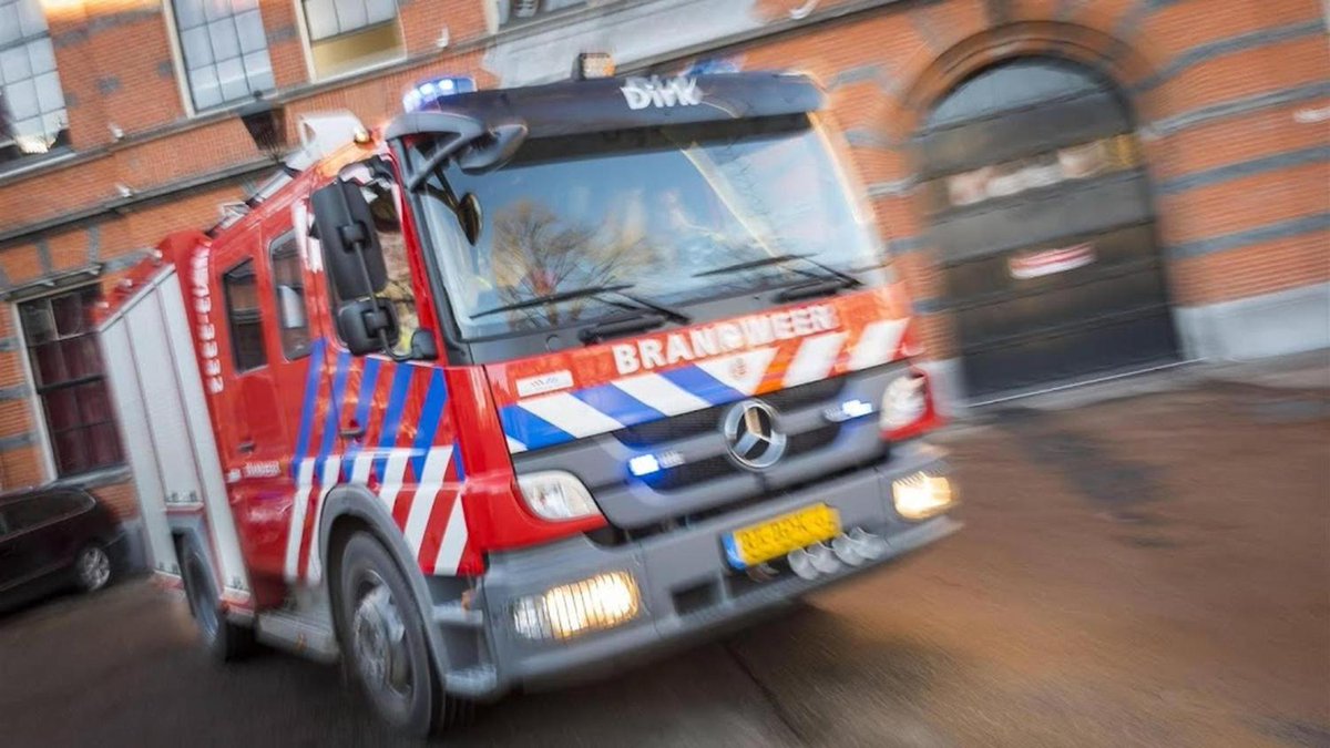 Grote brand op industrieterrein in Hazerswoude-Rijndijk