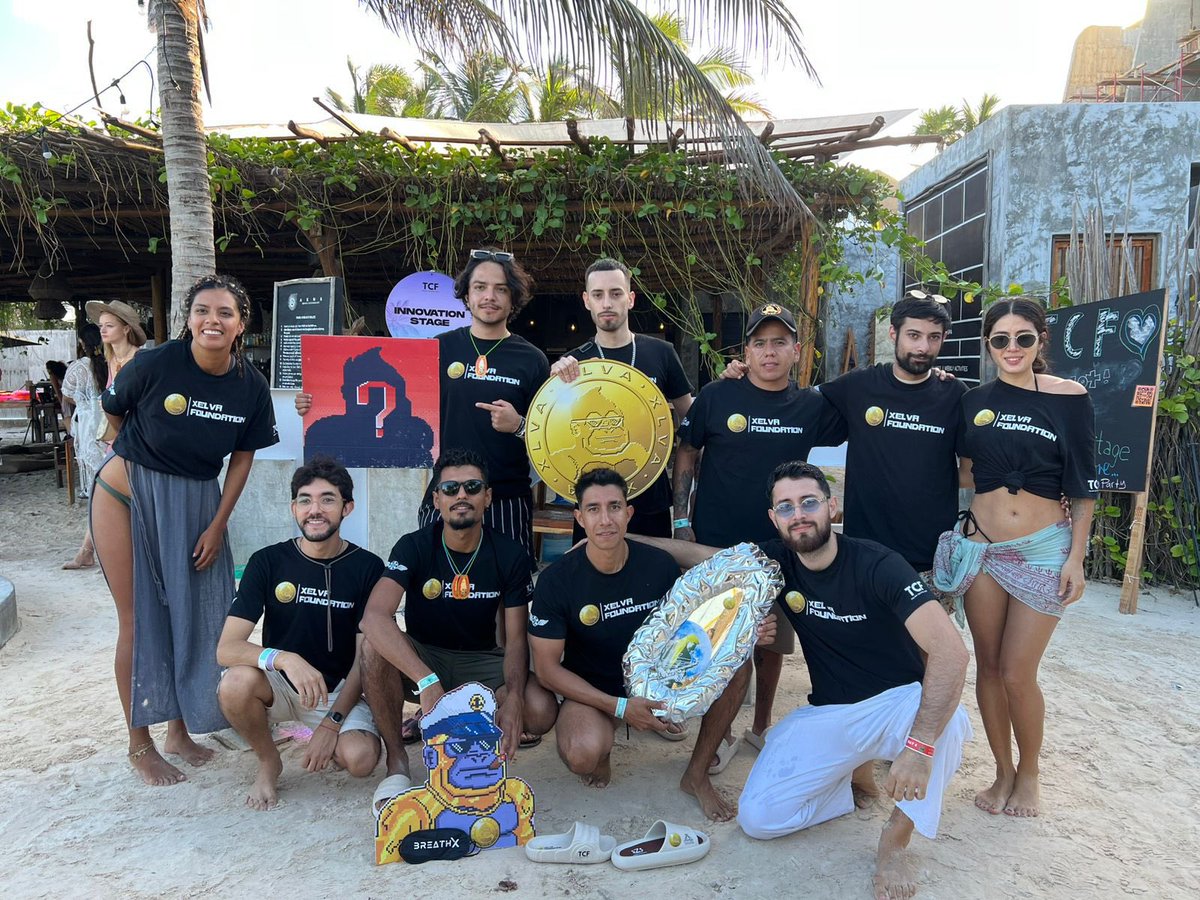 xelvafoundation's tweet photo. XELVA FOUNDATION in @TulumCryptoFest 🌴 https://t.co/NcbHZuYHXq