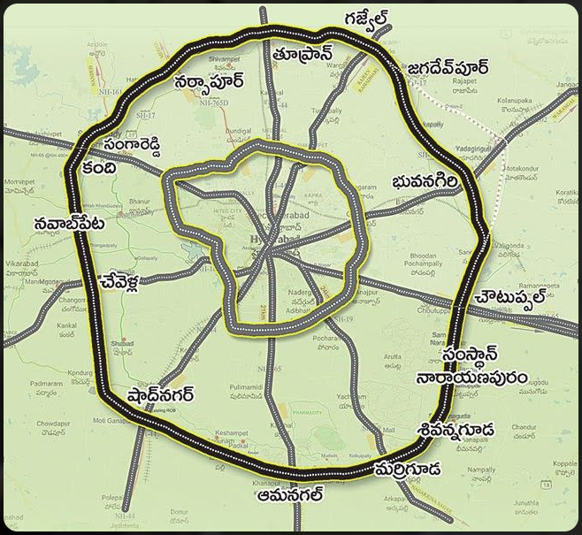 marpuvastundi's tweet photo. హైదరాబాద్ రీజినల్ రింగ్ రోడ్ (ఆర్ఆర్ఆర్) ప్రాజెక్టు దక్షిణ భాగం నిర్మాణానికి కేంద్రం గ్రీన్ సిగ్నల్ ఇవ్వనున్నట్లు సమాచారం. ఈ ప్రాజెక్టు పూర్తి అయితే ట్రాఫిక్ సమస్యలు తగ్గడమే కాకుండా, రాష్ట్రంలో రవాణా, పారిశ్రామిక అభివృద్ధికి పెద్ద స్థాయిలో తోడ్పడనుంది.
#RRRProject https://t.co/ViRXJmr3zY