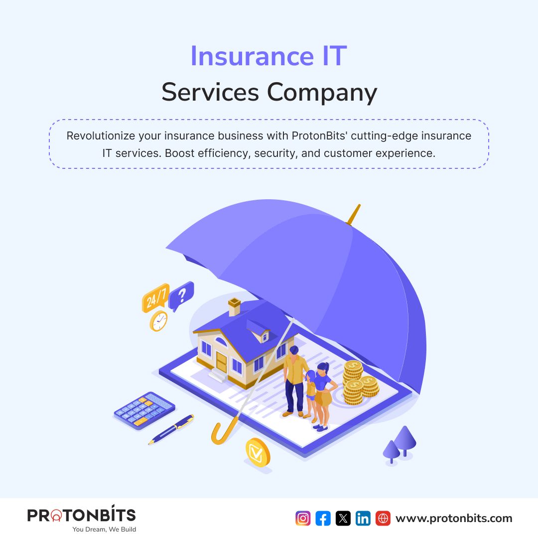 ProtonBitsTech's tweet image. Transform your insurance business with ProtonBits&apos; innovative IT solutions! Boost efficiency, enhance security, and streamline operations with our tailored services.

To get more info on Insurance IT Services Company, visit: buff.ly/49BISJt

#InsuranceSoftware #ProtonBits