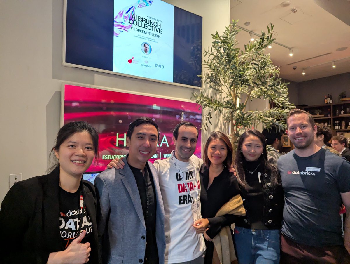 Just wrapped up <a href="/NeurIPSConf/">NeurIPS Conference</a> this year where I hosted 2 community building events bridging researchers, founders and industry pros. Had insightful discussions on #multimodal AI, #reasoning, and AI #safety. Thanks to everyone who joined and super grateful for the cohosts -