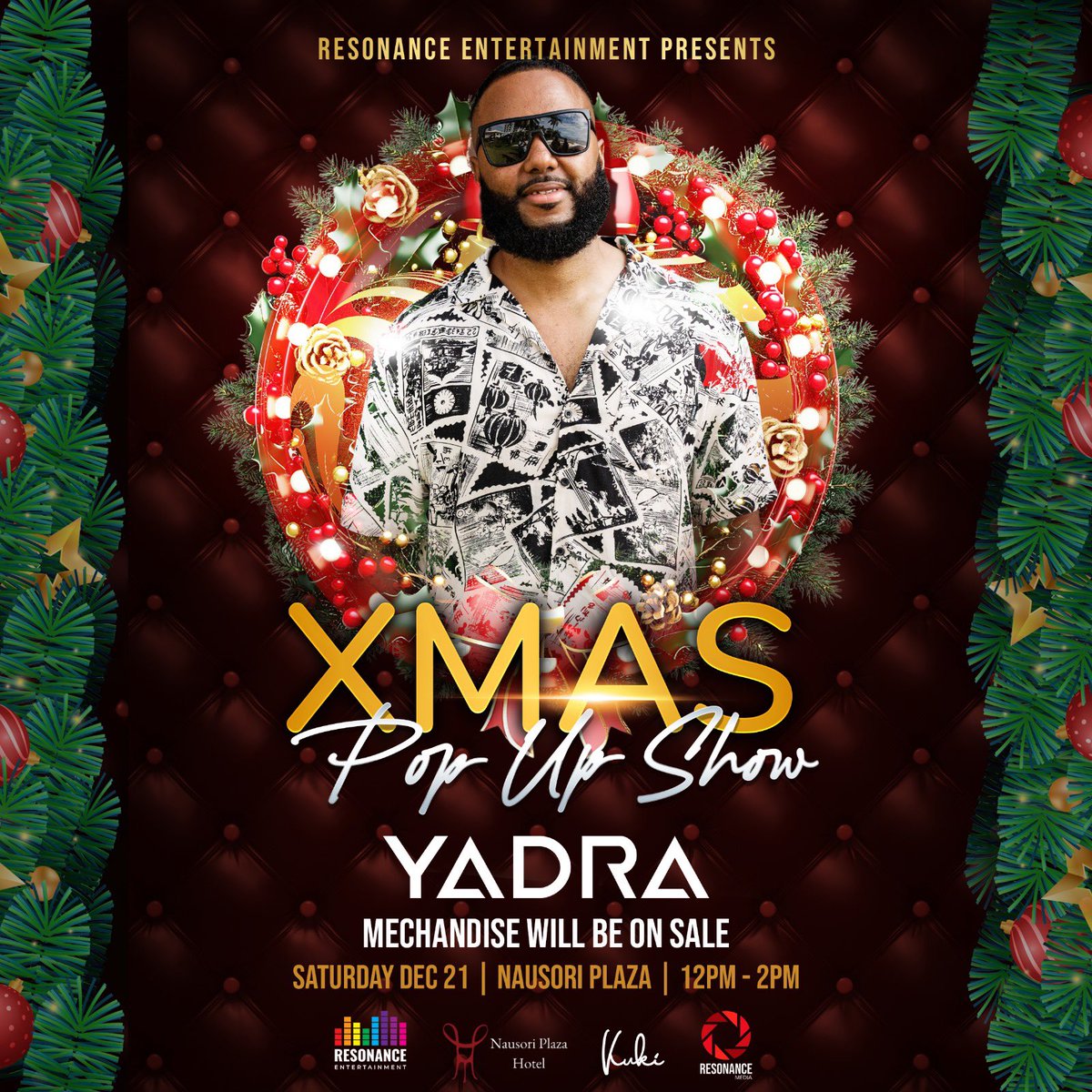 Y A D R A

21st December 2024 - Live performance by yours truly and a <a href="/yadra_fiji/">Y A D R A</a> pop up sale😮‍💨🙌🏽 Limited stock will be on display so get there early🫡
Catch me this Saturday at the Nausori Plaza from 12-2pm for my first ever performance in Zuri baby😜