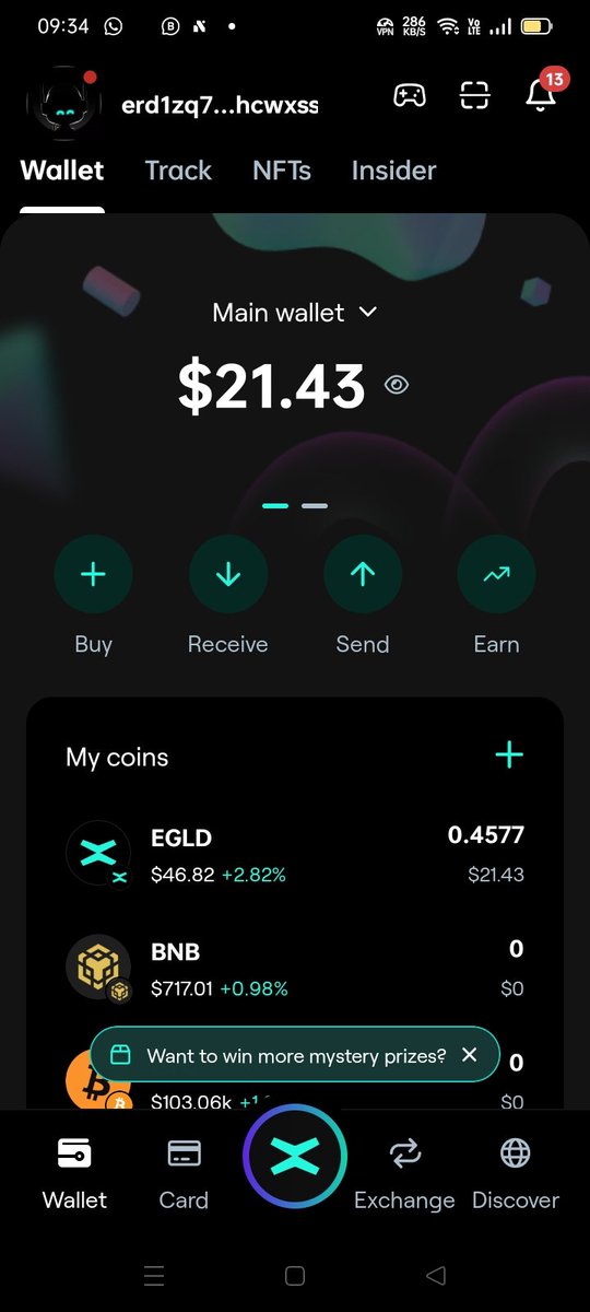 Mutuabrian_M's tweet photo. Final Run🚨

Since $DRX will be listing tomorrow, today I want to bless all my loyal community members with Gas fee.

To receive yours:
🔸Repost this 
🔸Join my Telegram channel https://t.co/tIOU61fSRT
🔸Turn on my post notifications 
🔸Comment your $EGLD waallet adress. https://t.co/6AEsg0szG9