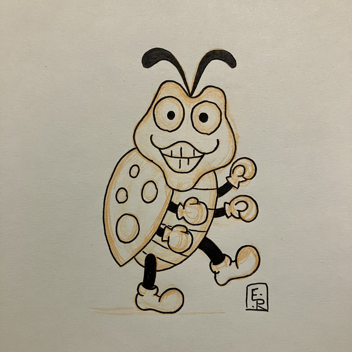 erickreillyart's tweet photo. I recently completed an associate’s degree at BYU-Idaho through the Pathway program. I haven’t received my diploma yet, but I treated myself to the Secrets of MOTHER 2 book and doodled this little beetle guy who went unused in the final game.
#mother2 #earthbound #byui https://t.co/uvfXmiwnHr