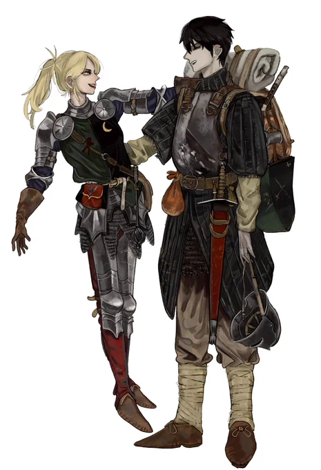 oc} luna &amp; Aven #characterdesign