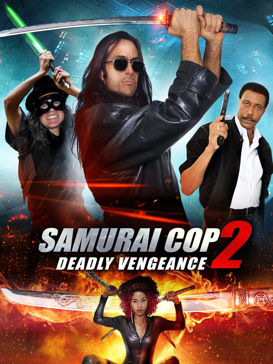 CCinemaPodcast's tweet photo. #NowWatching: Samurai Cop 2: Deadly Vengeance. (2015 dir: Gregory Hatanaka)
#Podnation #MoviePodSquad #SamuraiCop2 #SamuraiCop #CultCinema #TommyWiseau
#FilmTwitter #PodernFamily https://t.co/nKsCxordrV