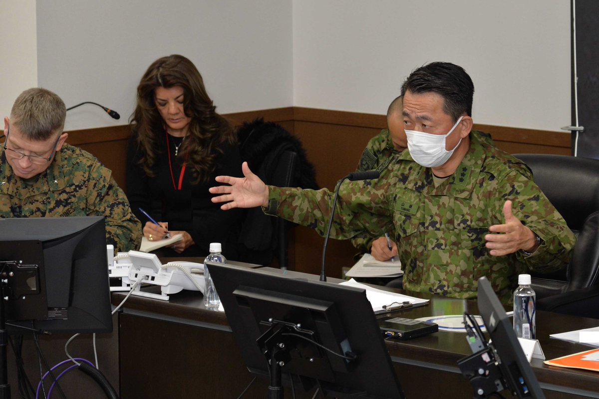 jgsdf_gcc_pao's tweet photo. On December 15th, the #GCC (Ground Component Command) headquarters held the #LFCM(Land Forces Commanders Meeting). https://t.co/paaZzJg3sf