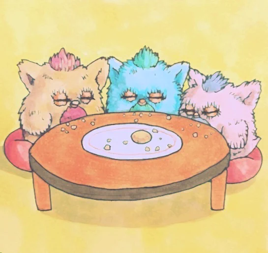 最後のクッキー#ファービー #イラスト #クッキー 